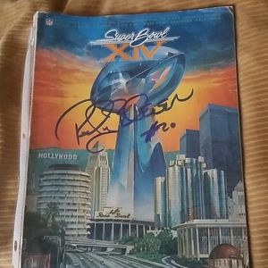 Super Bowl Steelers autograph